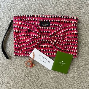 NWT Kate Spade Bow Clutch